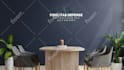 design realistic zoom virtual background with your logo