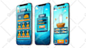 make a stunning game graphic UI, menus and buttons