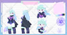 draw a reference sheet for your furry or character vtuber