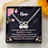 do attractive creative shineon necklace jewelry message card design