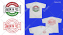 design MMA boxing gym combat illustration for tshirt