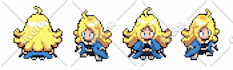 create pixel art game chara, sprite, UI and tileset
