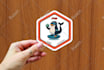 create cute hand drawn custom sticker designs for your brand