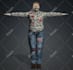 do awesome 3d character modeling and rigging