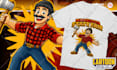 draw cartoon mascot character illustration