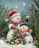 create unique christmas  illustration in ai art format