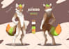 create a custom furry and fursona reference sheet