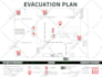 design fire emergency evacuation plan, fire escape diagram or map quickly