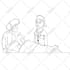 draw coloring pages and any line art