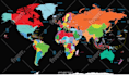 design scratch off map for commercial and print use
