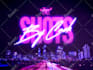 make an 80s style retro text logo