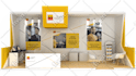 design your 3d exhibition stand, stall, kiosk,virtual, booth