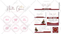 do beauty cosmetic signature logo and branding kit