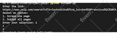 develop web scrapers using python
