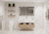 create realistic 3d bathroom interior design and rendering