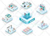design captivating 3d or isometric infographic illustration