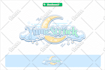 create cool or cute japanese style logo for vtuber, streamer