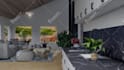 create architectural rendering, exterior and interior