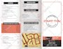 design a creative restaurant menu and digital food menu