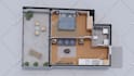 do 3d floor plan of interior model and render expeditiously