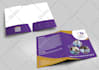 do modern, corporate presentation folder