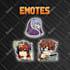 design unique twitch or discord emotes for you