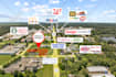 create real estate aerial maps with specific logo labels
