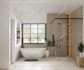 design and render bathroom interior in 3d
