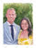 hand painted watercolor portrait from photos