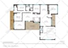 redraw floor plan for real estate agents, etc