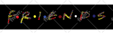 make a word cloud art, text art of any custom shape