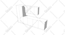 do architectural hand drawing in black and white