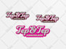 design cake, sweets, bakery, candy or food logo