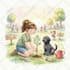 do children book illustration and watercolor illustration