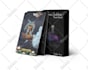 design card game or game card with box