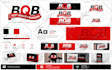 do timeless minimalist brand identity design, logo design, branding kit, tech