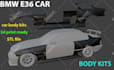 3d car modeling body kits and any body parts for stl file