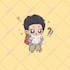draw cute and simple chibi anime cartoon character