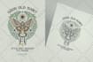 create vintage hand drawn animal, mystic, logo, illustration