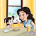 draw watercolour children book illustrations