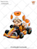 draw custom character cartoon style, character ilustration for clothing brand