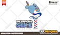 draw cute cartoon character logo design