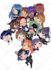 draw cute chibi group with anime style