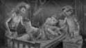 draw professional black and white illustrations
