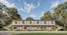 architectural 3d site plan render for real estate property