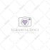 design elegant feminine botanical boho hand drawn logo