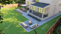 do backyard design, patio, landscape design,3d modeling, front yard design