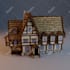 create a 3d props or environment