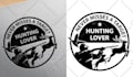 design outdoor adventure mountain rustic logo