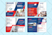 design flyer for business, real estate, gym, corporate, cleaning, medical, tax